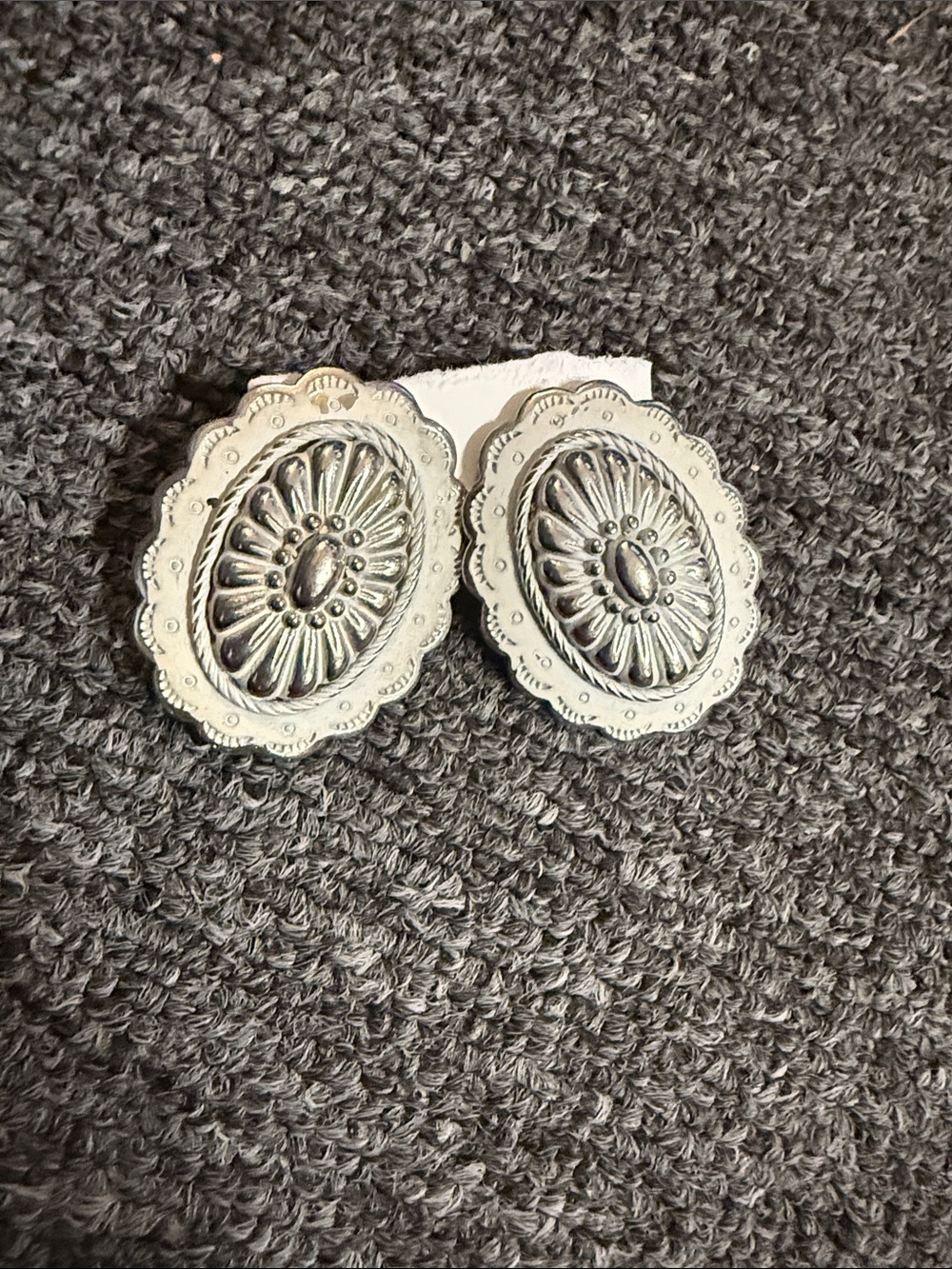 Silver Western Design Jonette, JJ Pierced Earrings